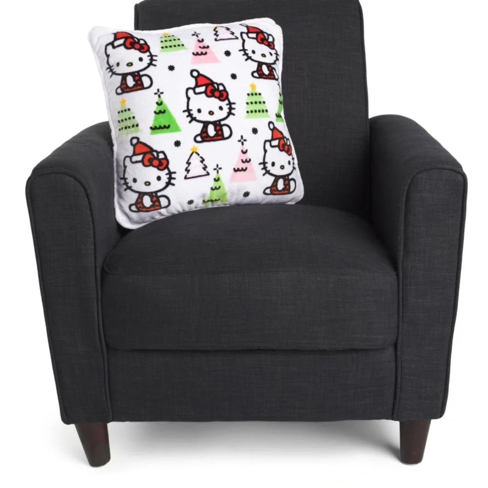 NWT Hello Kitty Holiday Festive Pillow Duo - Red, White, Green